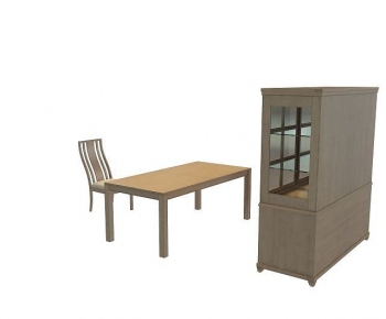 Modern Computer Desk And Chair-ID:925502061