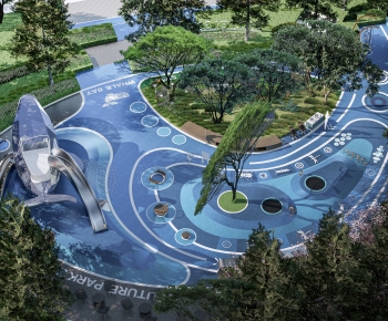 Modern Park Landscape-ID:187097071