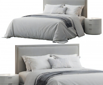 Modern Double Bed-ID:413849478