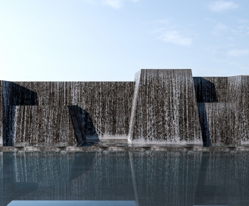 Modern Rockery Waterscape-ID:242754947