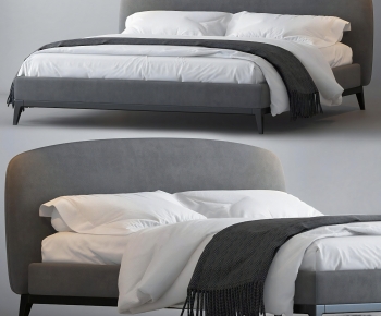 Modern Double Bed-ID:623933085