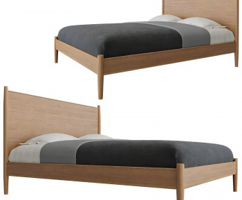 Modern Double Bed-ID:901912932