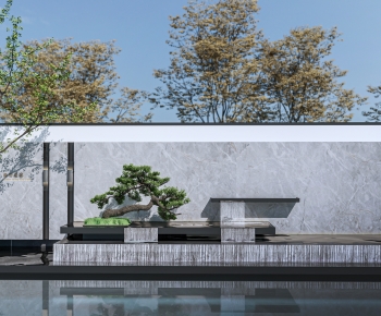 New Chinese Style Rockery Waterscape-ID:566013107