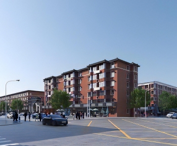 Modern Residential Building-ID:536739889