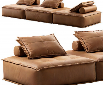 Modern Three-seat Sofa-ID:457417961