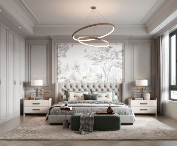 American Style Bedroom-ID:793142087