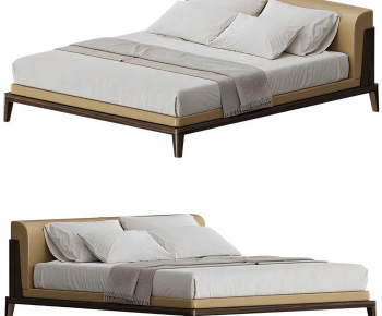 Modern Double Bed-ID:962579971