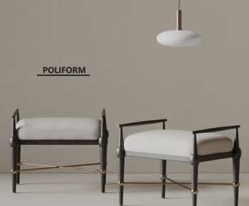 poliform现代沙发凳组合-ID:791641005