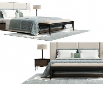 Modern Double Bed-ID:174973965