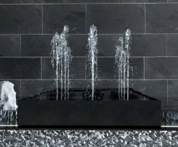 Modern Rockery Waterscape-ID:652159932