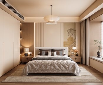 New Chinese Style Bedroom-ID:960127129