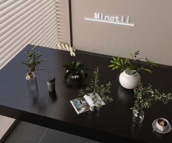 Modern Aquatic Green Plant-ID:957349065