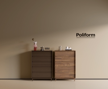 Poliform现代实木斗柜组合-ID:442656041