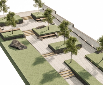 Modern Park Landscape-ID:722439056