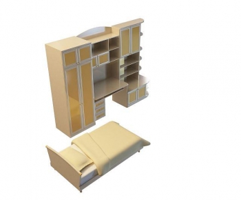 Modern Single Bed-ID:482423071