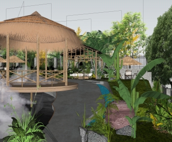 Modern Park Landscape-ID:661875967