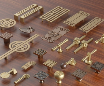 New Chinese Style Door Handle-ID:958880901