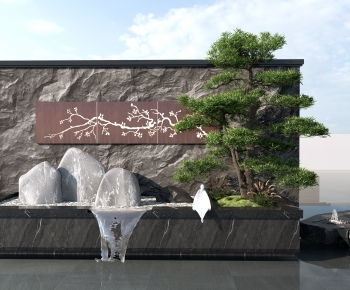 New Chinese Style Rockery Waterscape-ID:312414886