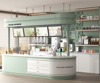 Modern Reception Desk-ID:967533113