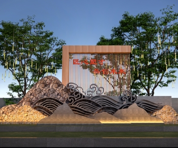 New Chinese Style Sculpture Sketch-ID:250727897