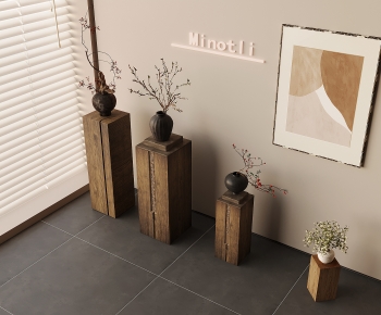 Wabi-sabi Style Flowers-ID:445760971