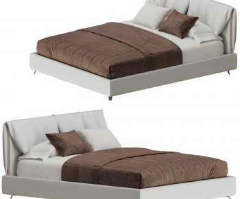 Modern Double Bed-ID:625519993
