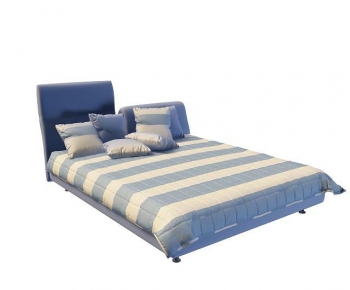 Mediterranean Style Double Bed-ID:984277017