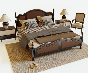 French Style Double Bed-ID:869481093