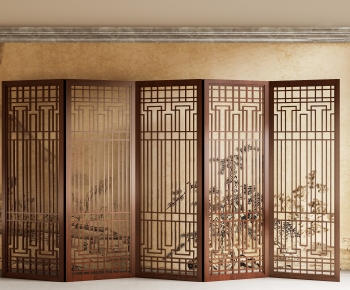 New Chinese Style Wooden Screen Partition-ID:677002919