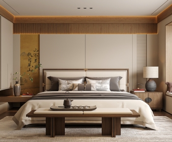 New Chinese Style Bedroom-ID:202326063