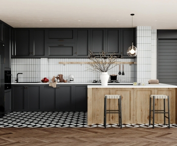 French Style Open Kitchen-ID:441349032