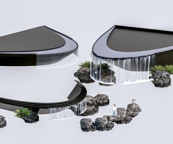 Modern Rockery Waterscape-ID:829968934