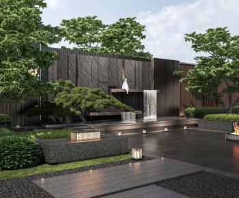 New Chinese Style Rockery Waterscape-ID:581985958