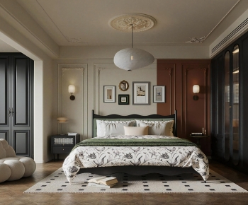 French Style Bedroom-ID:161371951