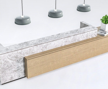 Modern Reception Desk-ID:524029029