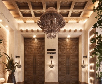 Wabi-sabi Style Lobby Hall-ID:490100494