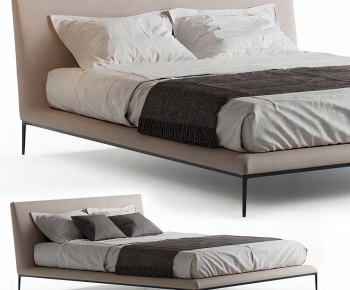 Modern Double Bed-ID:680068025