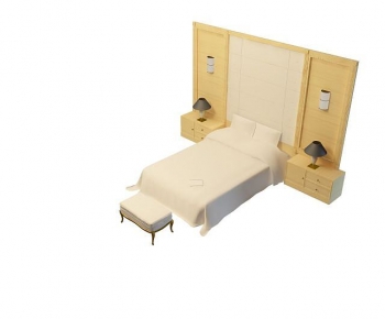 Modern Double Bed-ID:761137965