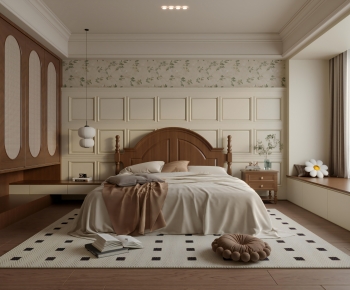 American Style Bedroom-ID:879049064
