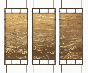 New Chinese Style Metal Screen Partition-ID:861525068