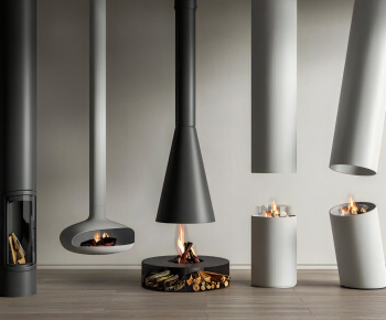 Modern Fireplace-ID:406193026