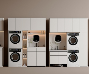Modern Laundry Cabinet-ID:429658897
