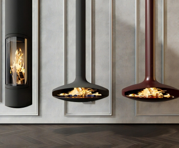 Modern Fireplace-ID:673821093