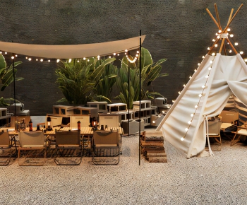 Modern Outdoor Tables And Chairs-ID:264988906