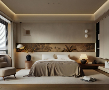 New Chinese Style Bedroom-ID:459511048