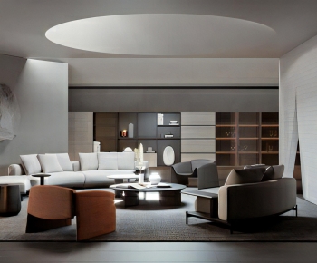 Modern A Living Room-ID:484415053