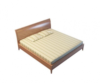 Modern Double Bed-ID:887757065