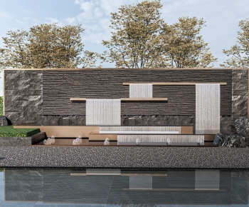 Modern Rockery Waterscape-ID:293710274