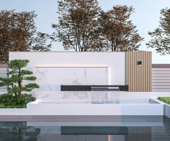 Modern Rockery Waterscape-ID:884037972