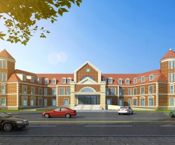 European Style Appearance Of Commercial Building-ID:306200984